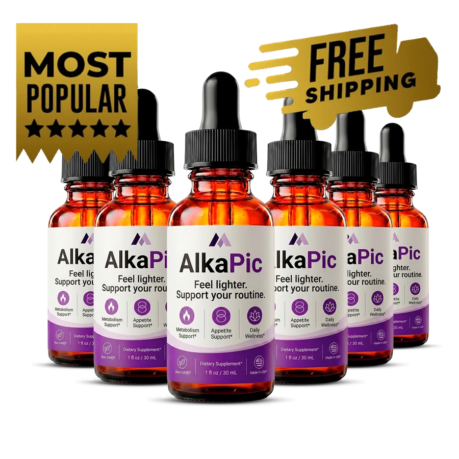 AlkaPic 6 Bottles package
